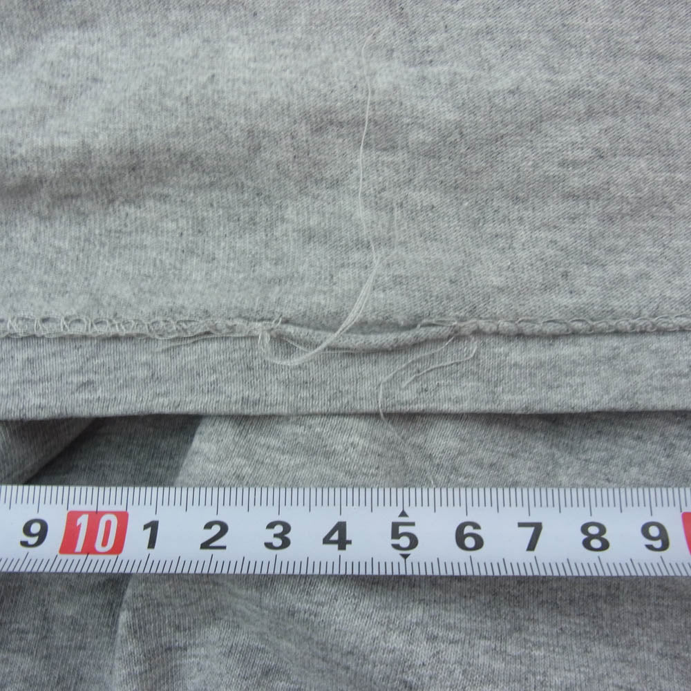 STUSSY ステューシー 90s 紺タグ USA製 old stussy INTERNATIONAL プリント Tシャツ グレー系 L【中古】