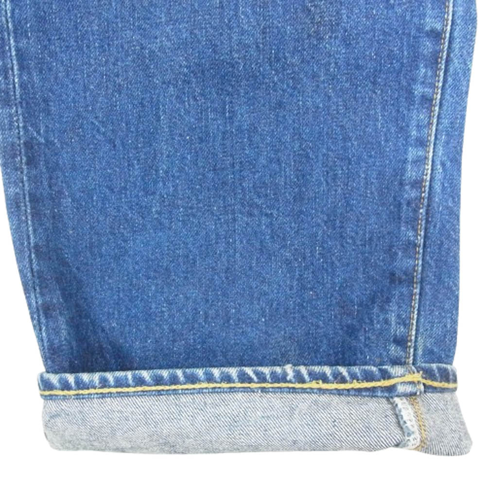 Levi's リーバイス 90s 92年 USA バレンシア工場製 刻印555 501 BIGE 復刻 デニム パンツ インディゴブルー系 W33 L36【中古】