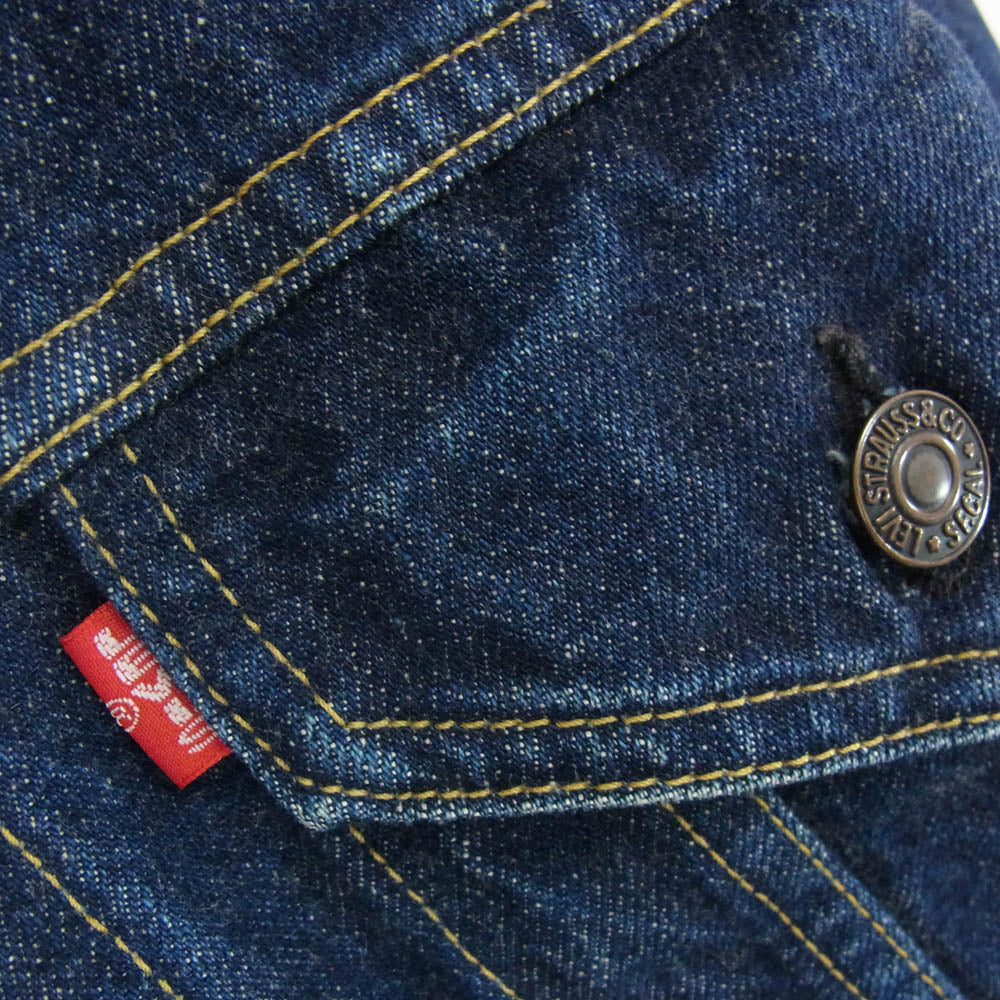 Levi's リーバイス 71557 3rdモデル 復刻 BIGE デニム ジャケット インディゴブルー系 40【中古】