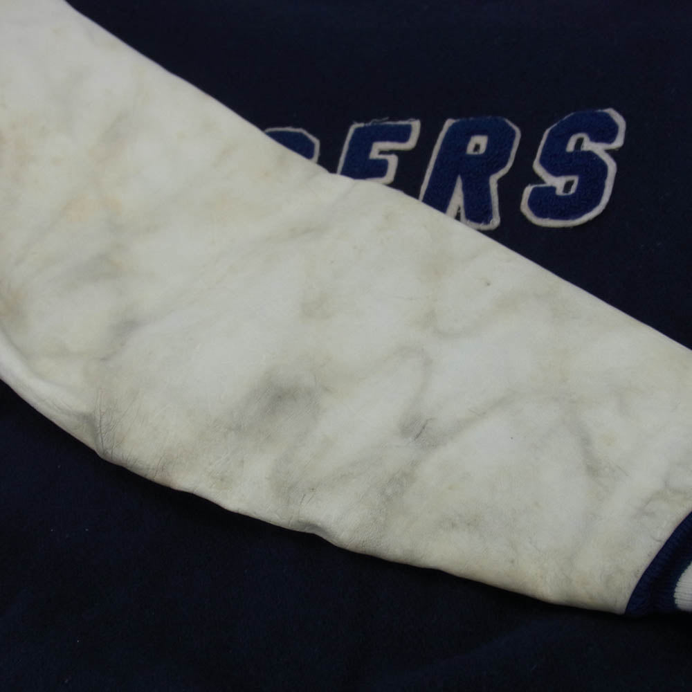 ヴィンテージ 70s USA製 FELCO Top Of The Line フェルコ LA Dodgers ドジャース スタジャン ジャケット ネイビー系 L【中古】