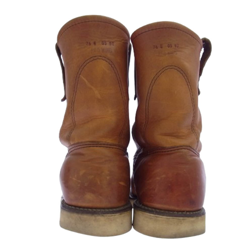 RED WING レッドウィング 866 緑犬タグ Pecos Boots ペコス ブーツ ブラウン系 US7.5E【中古】