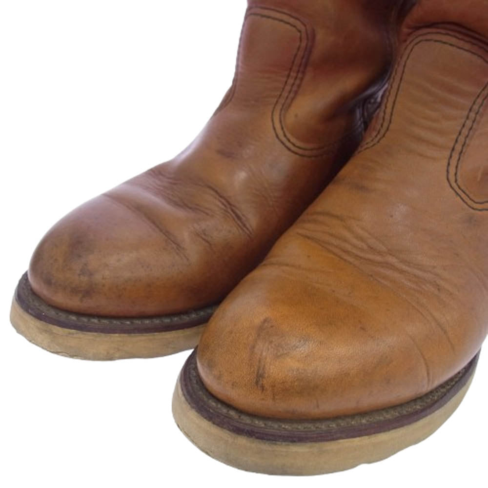RED WING レッドウィング 866 緑犬タグ Pecos Boots ペコス ブーツ ブラウン系 US7.5E【中古】