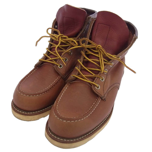 RED WING レッドウィング 8175 Classic Work 6inch Moc toe リソール モックトゥ ブーツ ブラウン系 US8E【中古】