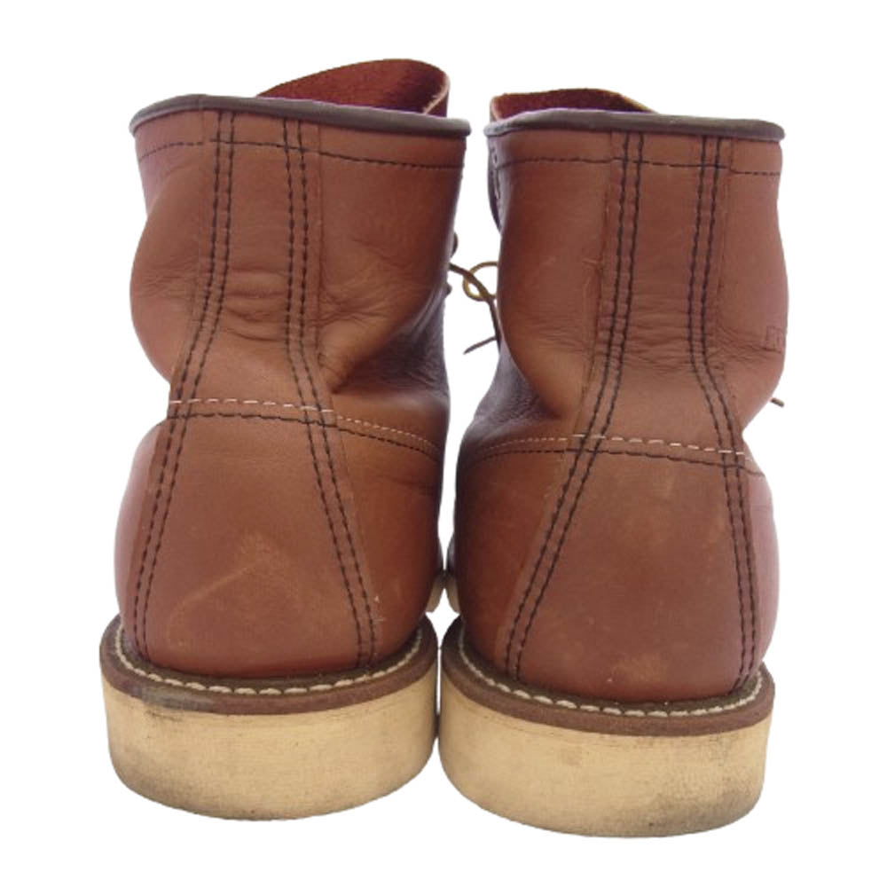 RED WING レッドウィング 8175 Classic Work 6inch Moc toe リソール モックトゥ ブーツ ブラウン系 US8E【中古】