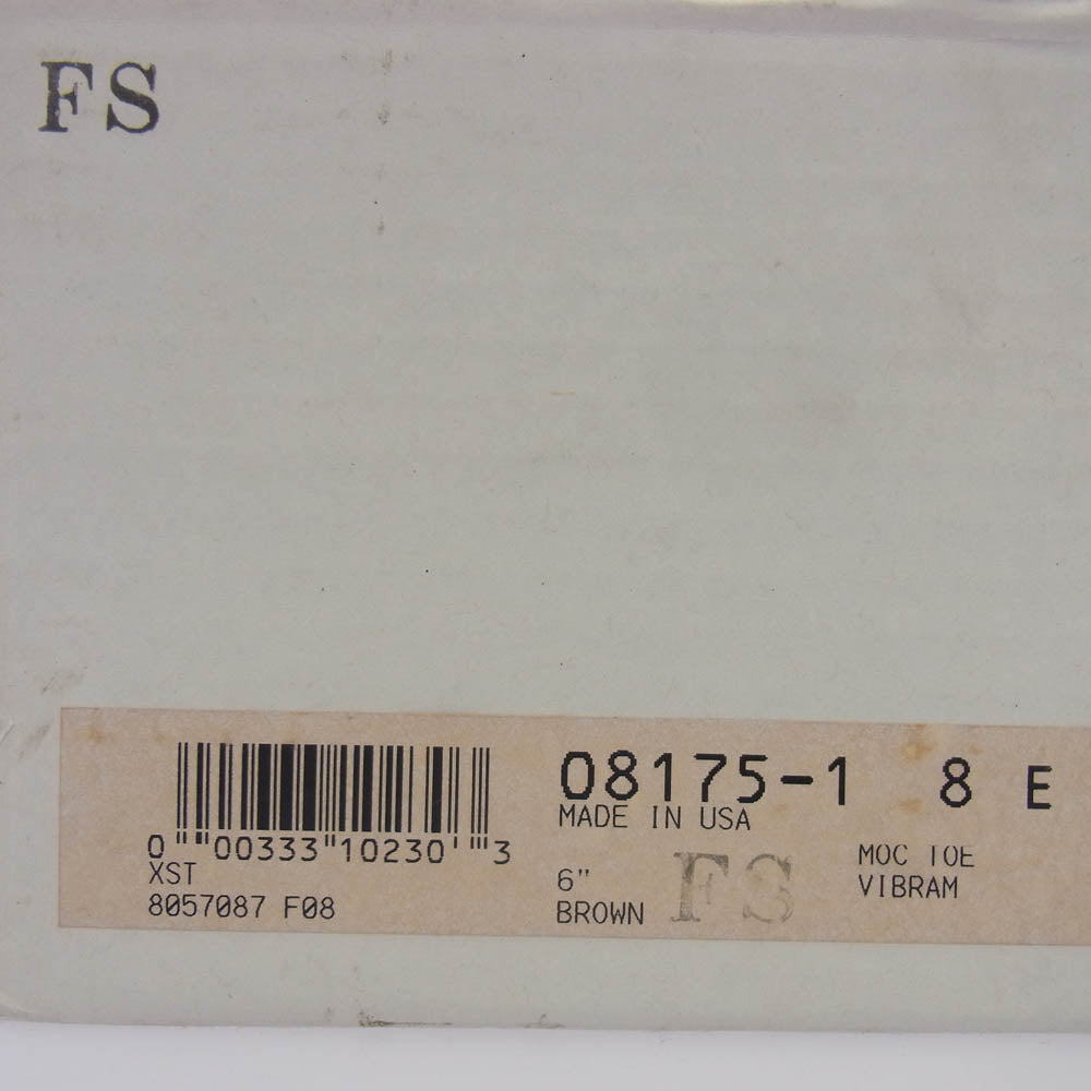 RED WING レッドウィング 8175 Classic Work 6inch Moc toe リソール モックトゥ ブーツ ブラウン系 US8E【中古】