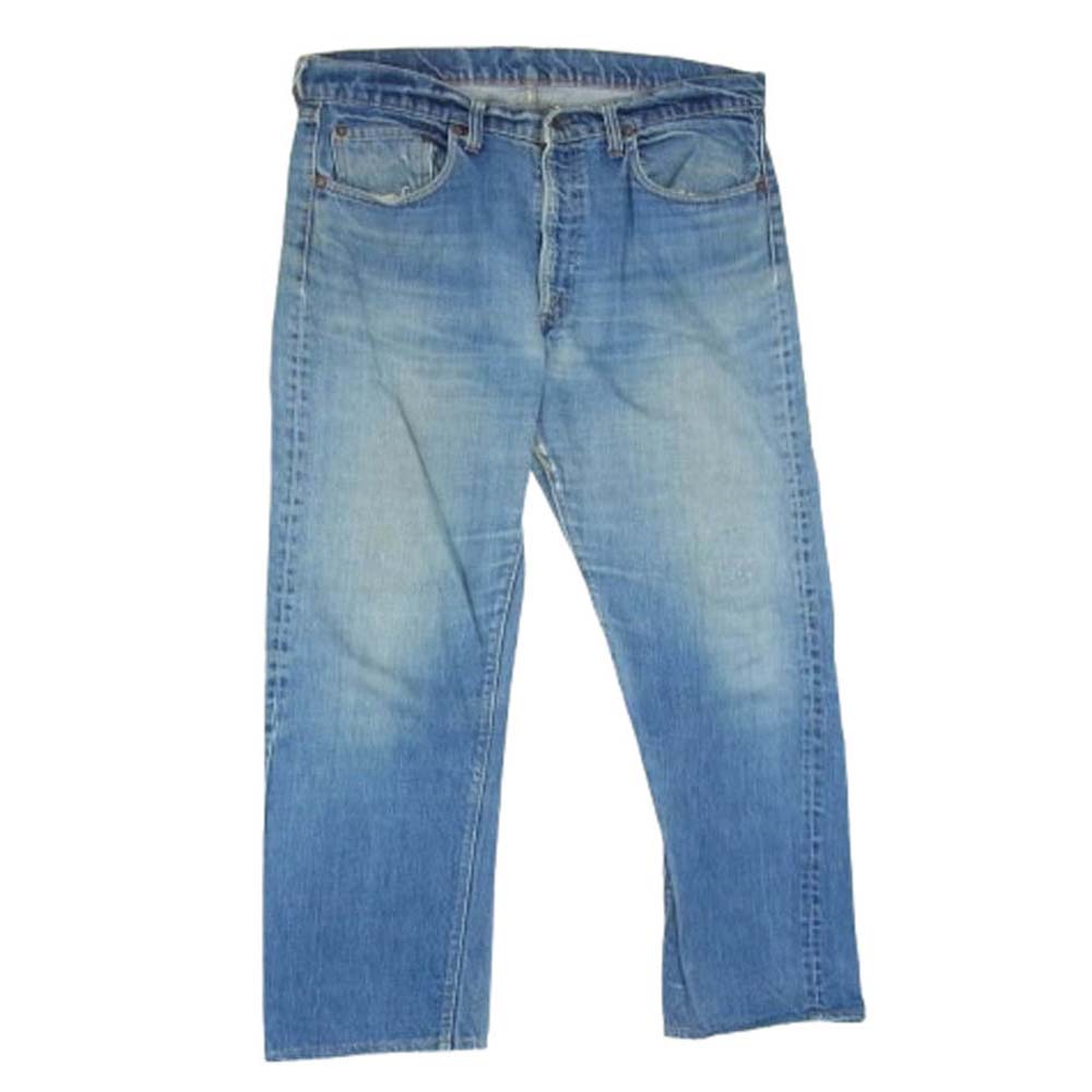Levi's リーバイス 70s 505 66前期 smalle 刻印5 42TALON デニム パンツ ライトブルー系 W36 L30【中古】