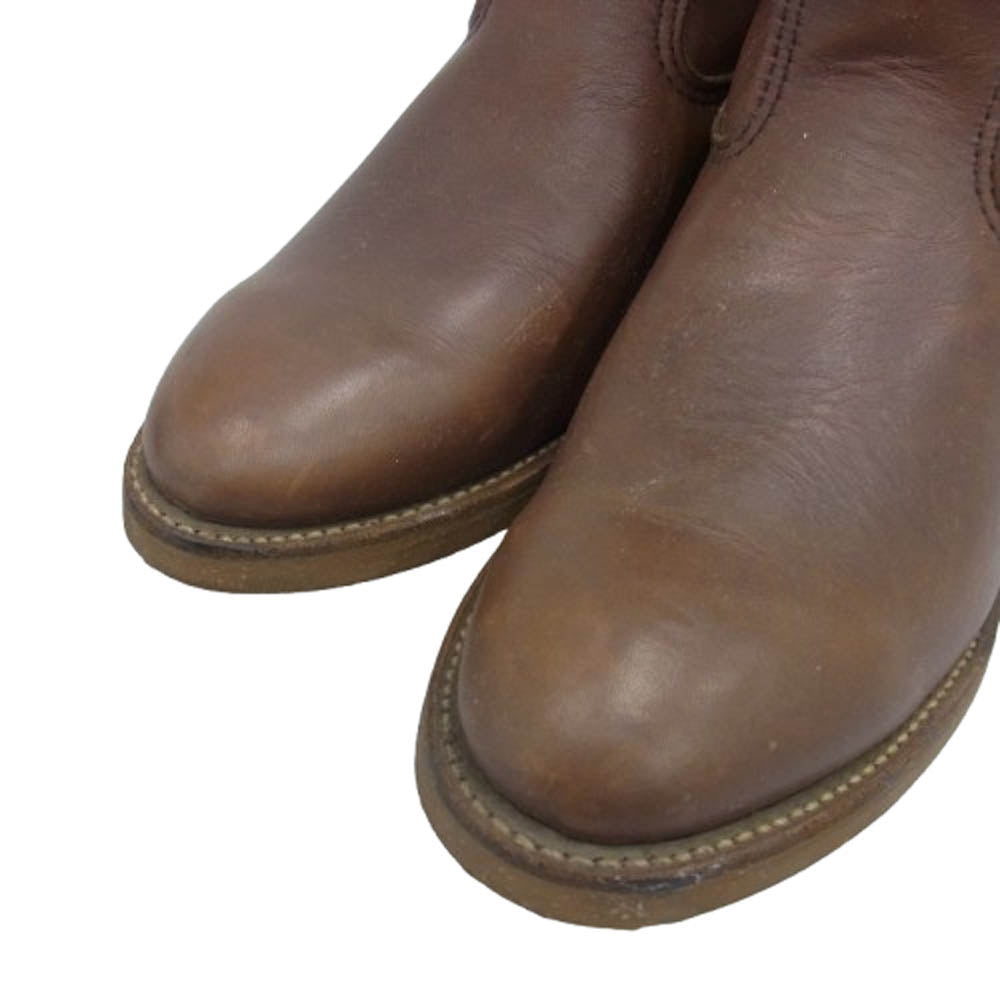RED WING レッドウィング 1155 刺繍縦羽タグ ブラウン系 US8E【中古】