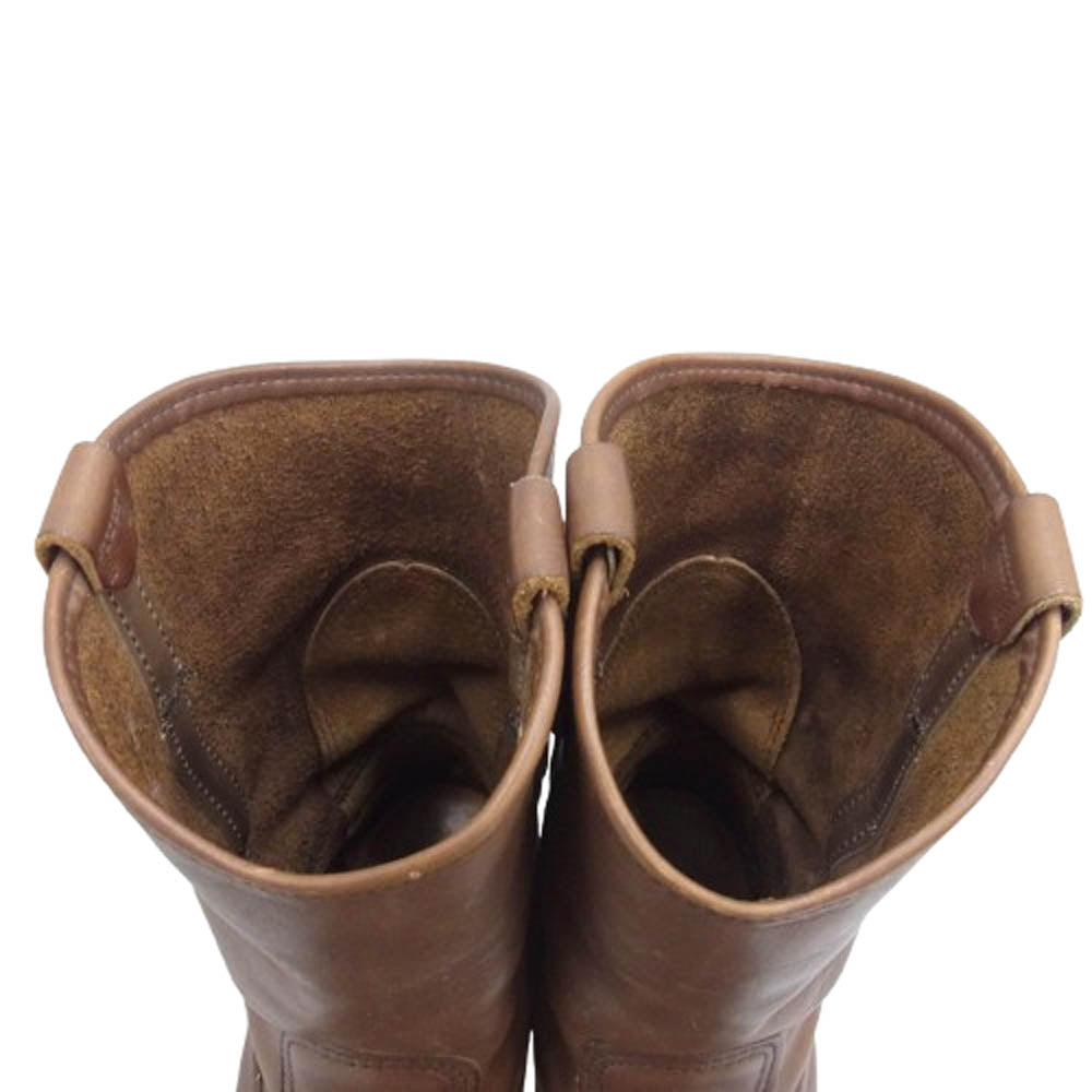 RED WING レッドウィング 1155 刺繍縦羽タグ ブラウン系 US8E【中古】