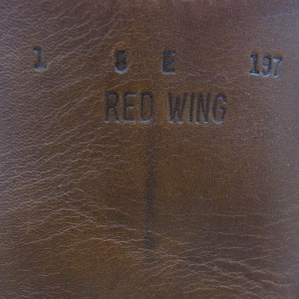RED WING レッドウィング 1155 刺繍縦羽タグ ブラウン系 US8E【中古】