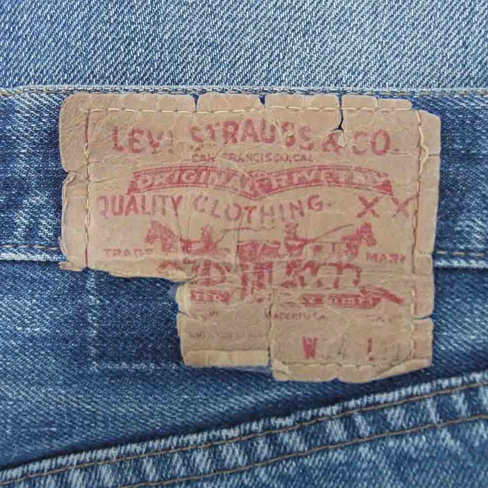 Levi's リーバイス ヴィンテージ オリジナル 501 66前期 smalle デニム パンツ インディゴブルー系 W34inch程度【中古】