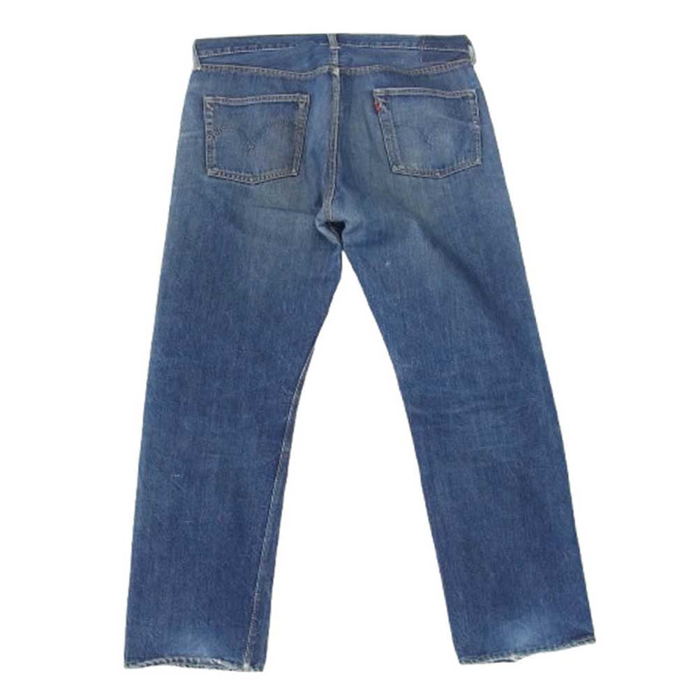 Levi's リーバイス ヴィンテージ オリジナル 60s 70s 501 BIGE ボタン裏刻印16 デニム パンツ インディゴブルー系 W36inch程度【中古】