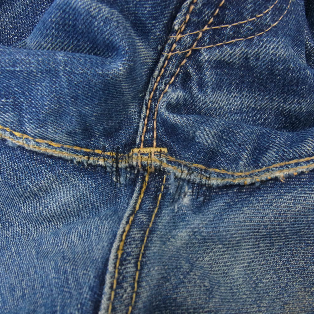 Levi's リーバイス ヴィンテージ オリジナル 60s 70s 501 BIGE ボタン裏刻印16 デニム パンツ インディゴブルー系 W36inch程度【中古】