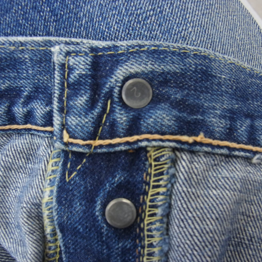 Levi's リーバイス ヴィンテージ オリジナル 60s 70s 501 BIGE ボタン裏刻印2 デニム パンツ インディゴブルー系【中古】