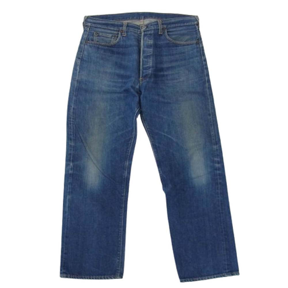 Levi's リーバイス ヴィンテージ オリジナル 60s 70s 501 BIGE ボタン裏刻印8 紙パッチ デニム パンツ インディゴブルー系 W36inch程度【中古】