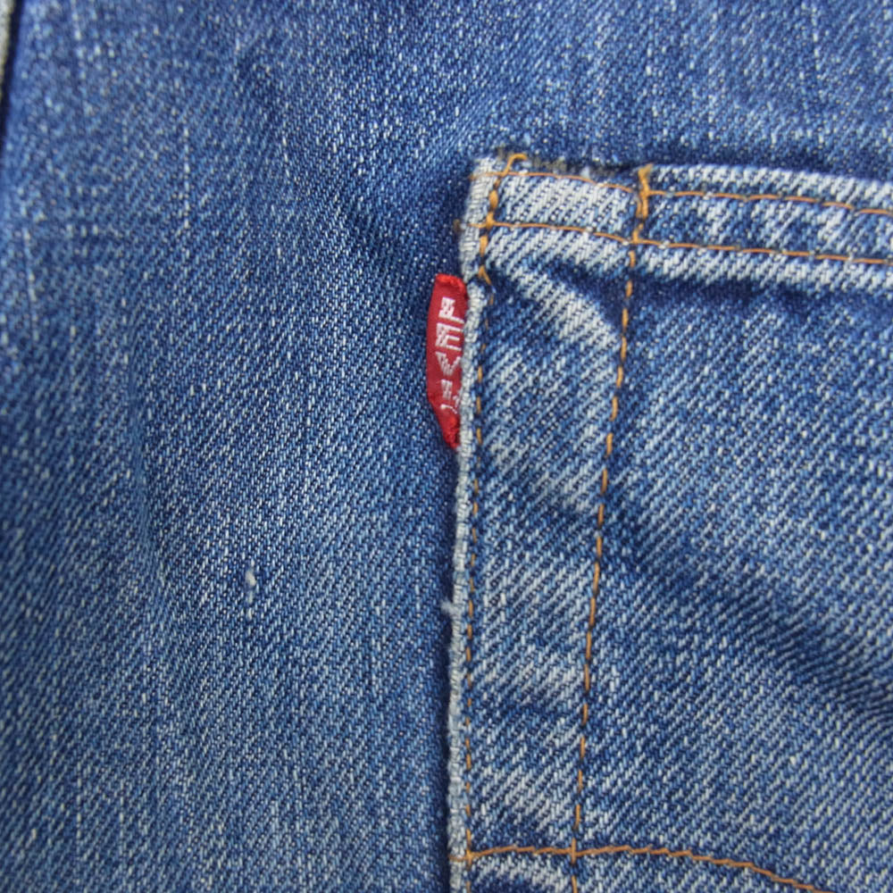 Levi's リーバイス ヴィンテージ オリジナル 60s 70s 501 BIGE ボタン裏刻印8 紙パッチ デニム パンツ インディゴブルー系 W36inch程度【中古】