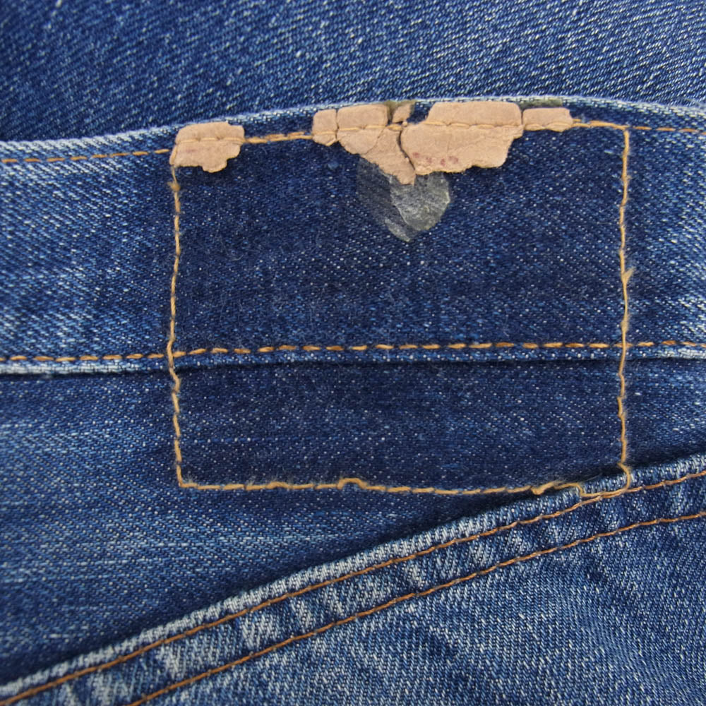 Levi's リーバイス ヴィンテージ オリジナル 60s 70s 501 BIGE ボタン裏刻印8 紙パッチ デニム パンツ インディゴブルー系 W36inch程度【中古】