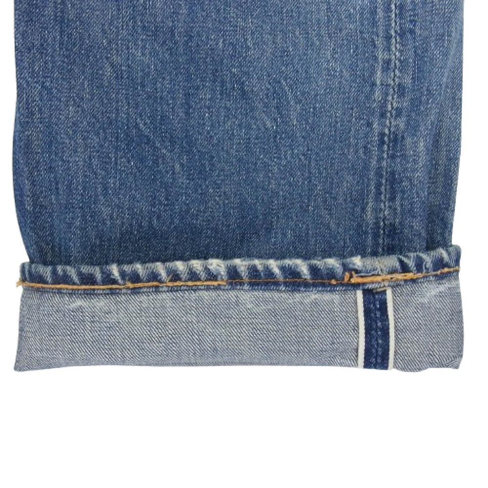Levi's リーバイス ヴィンテージ オリジナル 60s 501XX ボタン裏刻印J 足長R センターループ デニム パンツ インディゴブルー系 W34inch程度【中古】