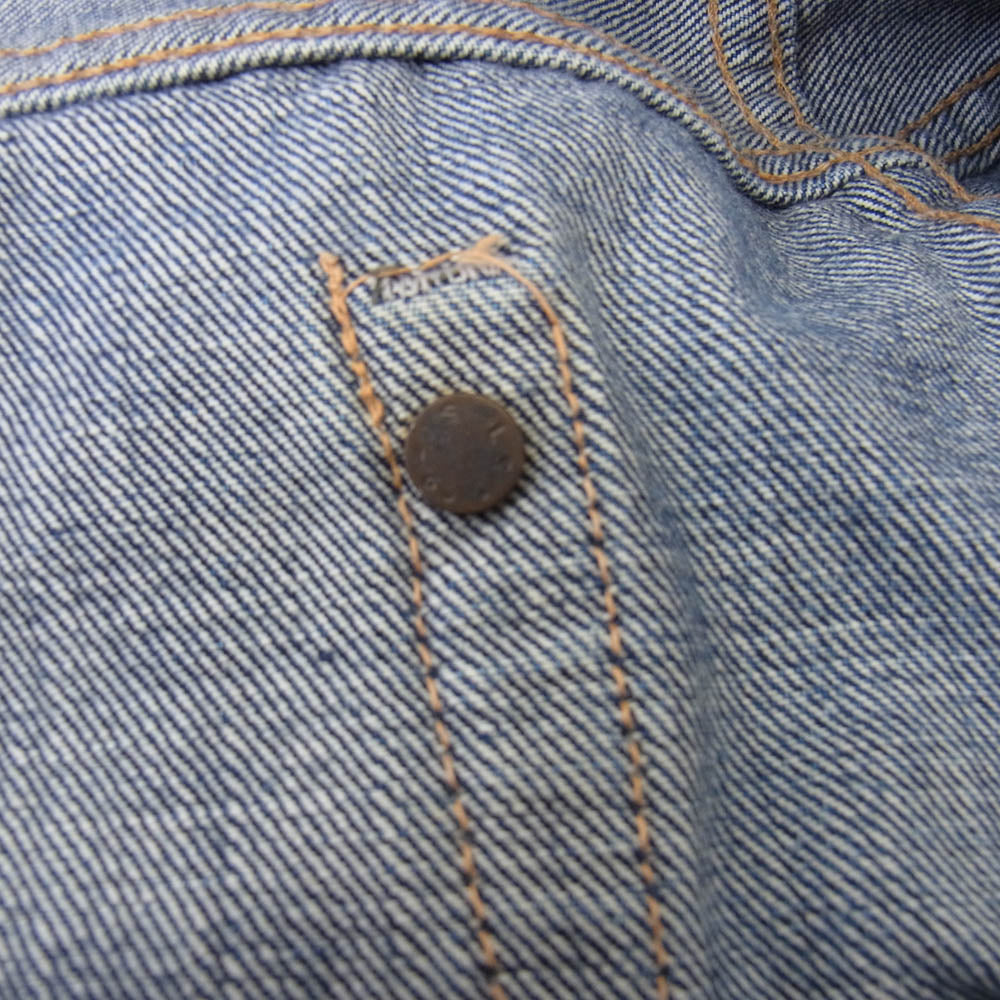 Levi's リーバイス ヴィンテージ オリジナル 60s 501XX ボタン裏刻印J 足長R センターループ デニム パンツ インディゴブルー系 W34inch程度【中古】