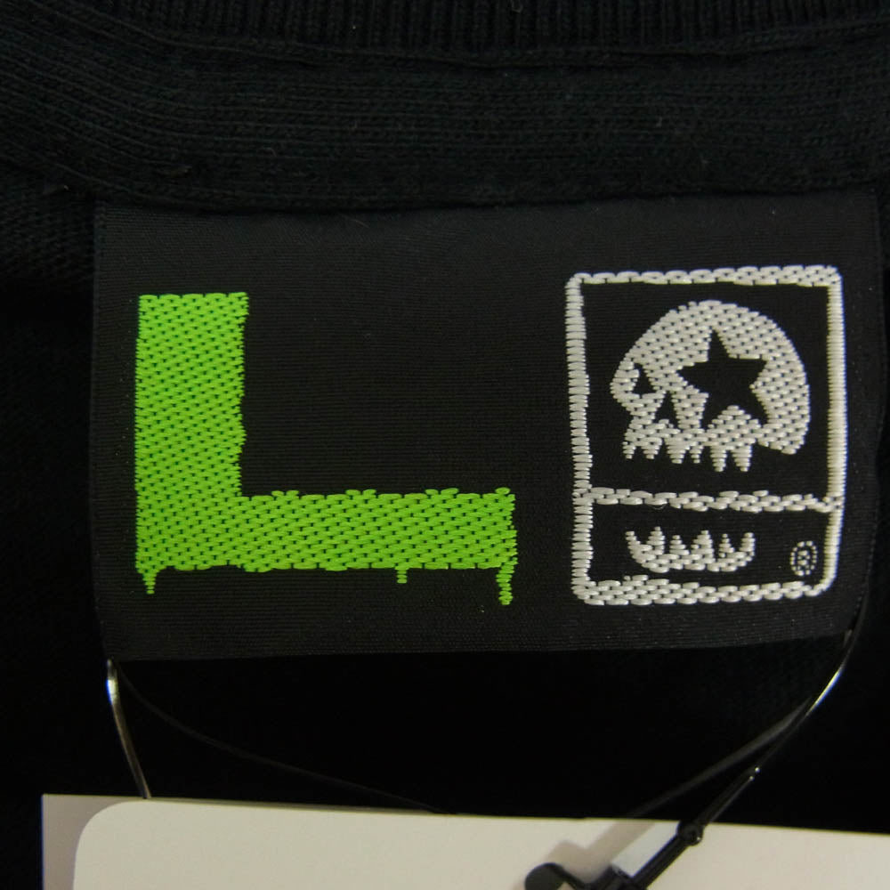 マジカル モッシュミ スフィッツ M502 MxxMxM × THRASHER スラッシャー フロント プリント ロゴ 半袖 Tシャツ ブラック系 L【極上美品】【中古】