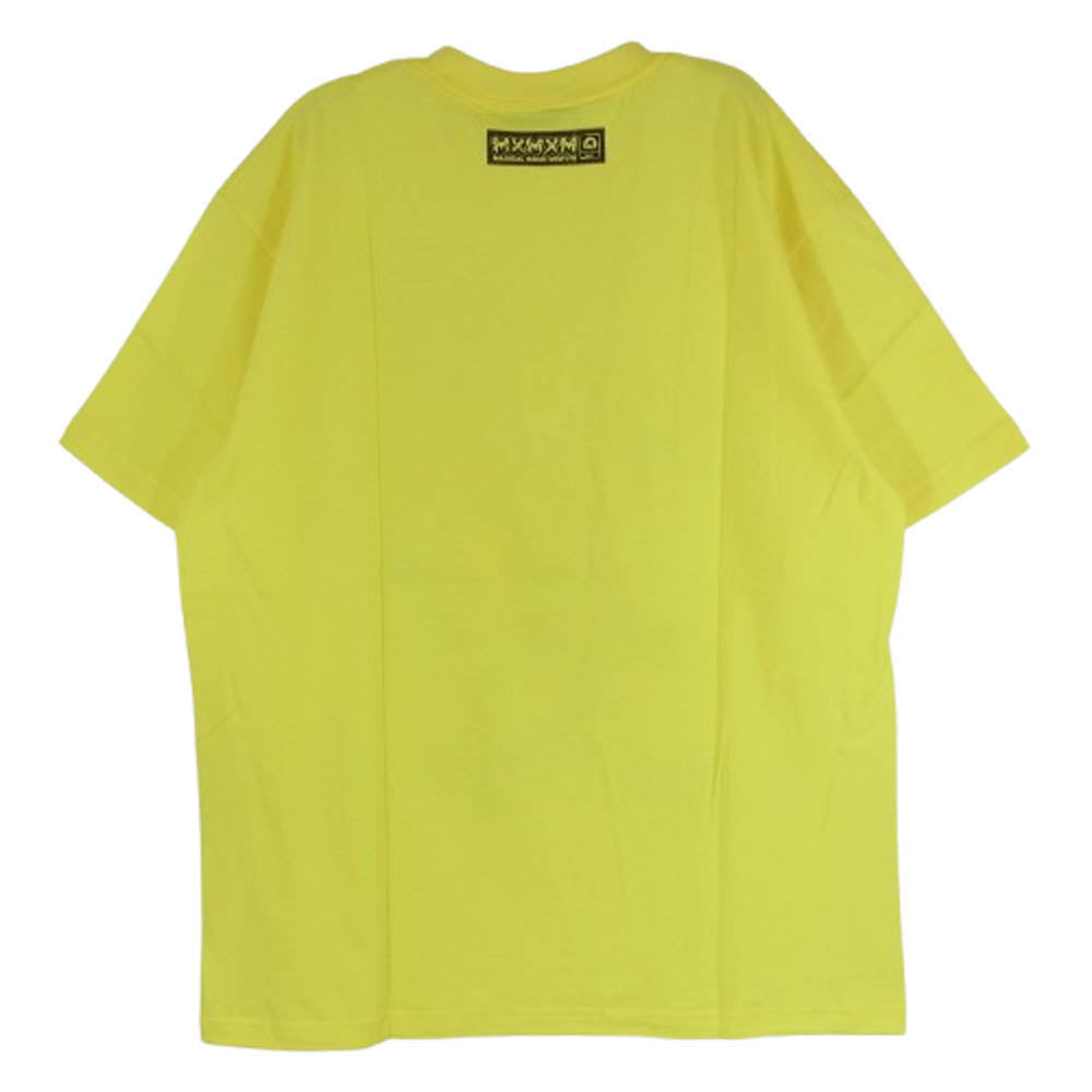 マジカル モッシュミ スフィッツ M534 モッシュ泥棒 TEE フロント プリント ロゴ 半袖 Tシャツ イエロー系 L【極上美品】【中古】