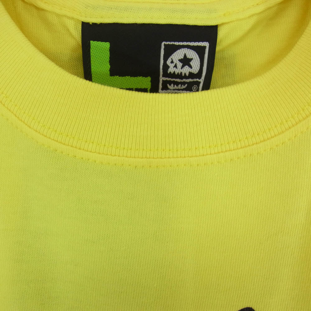 マジカル モッシュミ スフィッツ M534 モッシュ泥棒 TEE フロント プリント ロゴ 半袖 Tシャツ イエロー系 L【極上美品】【中古】