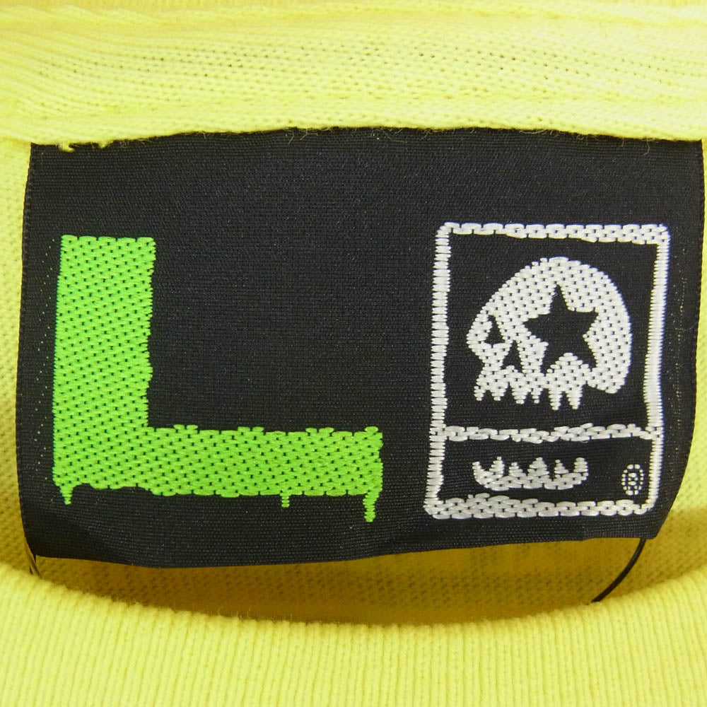 マジカル モッシュミ スフィッツ M534 モッシュ泥棒 TEE フロント プリント ロゴ 半袖 Tシャツ イエロー系 L【極上美品】【中古】