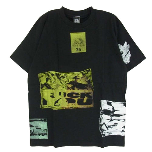 バイオレント グラインド フロント プリント ロゴ 半袖 Tシャツ ブラック系 M【極上美品】【中古】