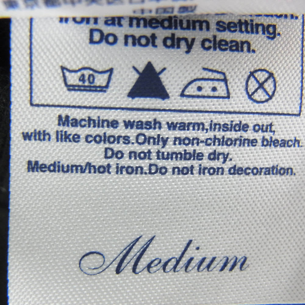 バイオレント グラインド フロント プリント ロゴ 半袖 Tシャツ ブラック系 M【極上美品】【中古】