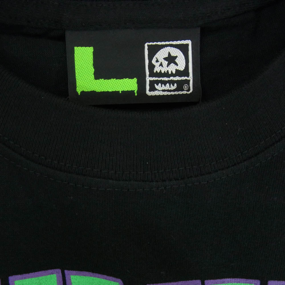 マジカル モッシュミ スフィッツ M777 MxFxCxS TEE フロント プリント ロゴ 半袖 Tシャツ ブラック系 L【極上美品】【中古】