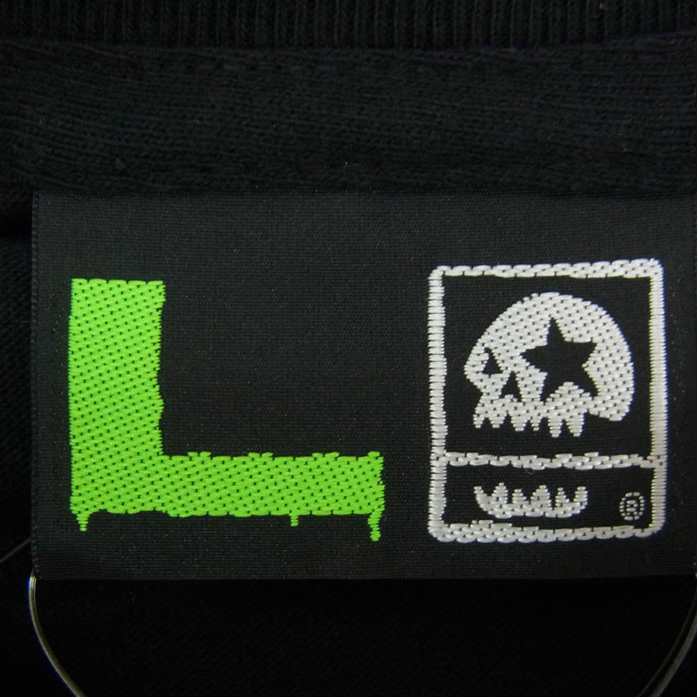 マジカル モッシュミ スフィッツ M777 MxFxCxS TEE フロント プリント ロゴ 半袖 Tシャツ ブラック系 L【極上美品】【中古】