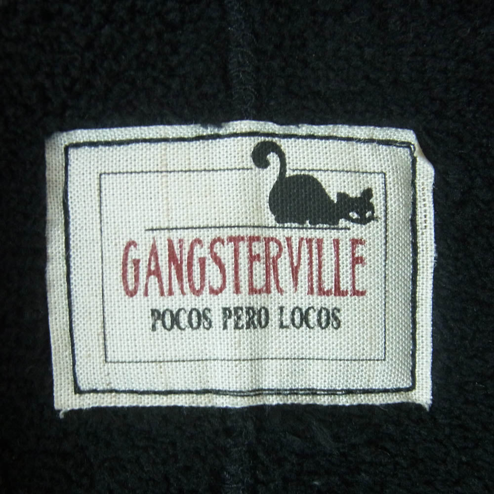 GANGSTERVILLE ギャングスタービル GSV-11-SS-26 フリース ピーコート ジャケット ブラック系 L【中古】