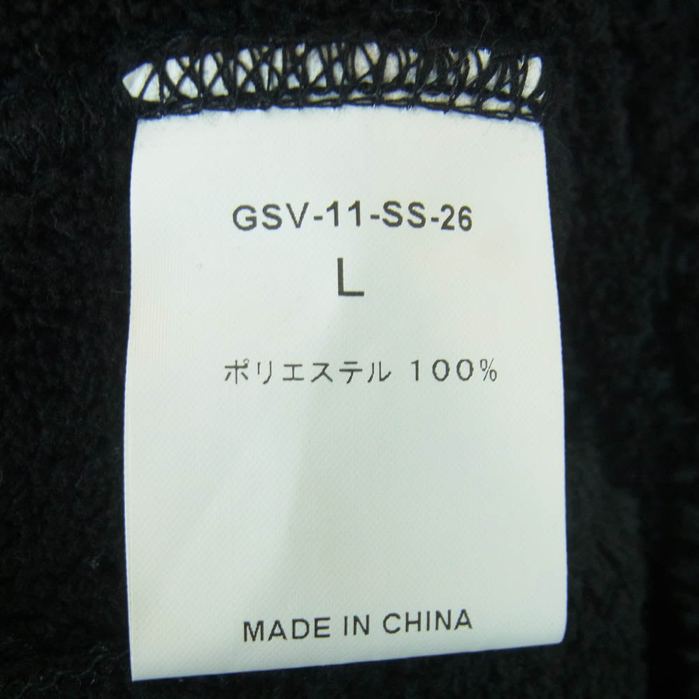 GANGSTERVILLE ギャングスタービル GSV-11-SS-26 フリース ピーコート ジャケット ブラック系 L【中古】