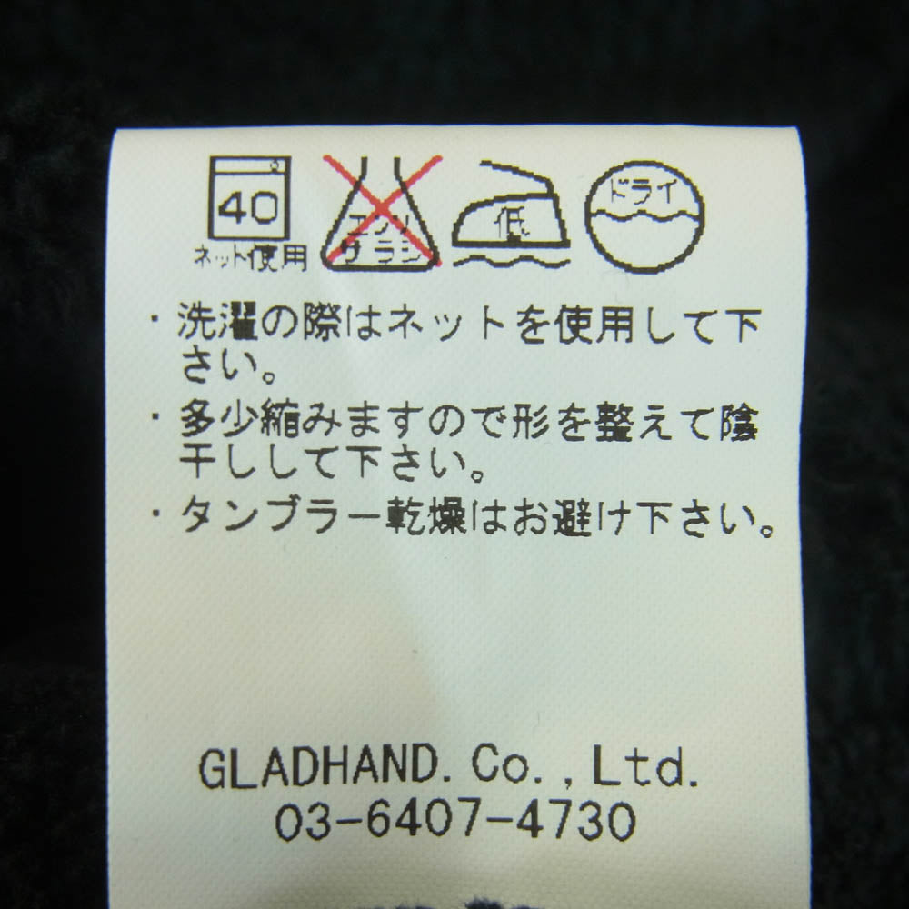 GANGSTERVILLE ギャングスタービル GSV-11-SS-26 フリース ピーコート ジャケット ブラック系 L【中古】