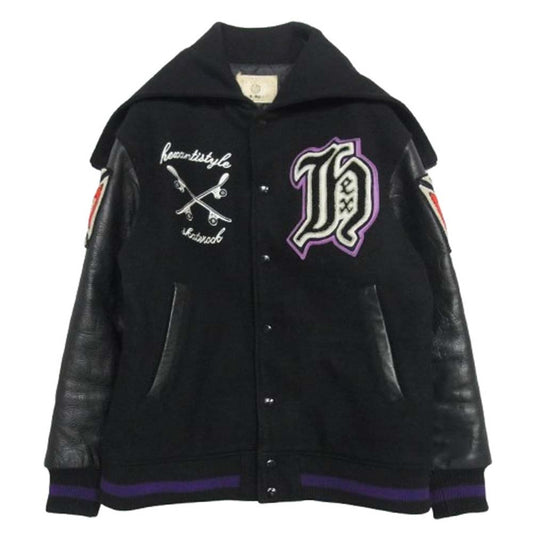 HEX ANTISTYLE ヘックスアンチスタイル セーラー レザー スタジャン ブラック系【中古】