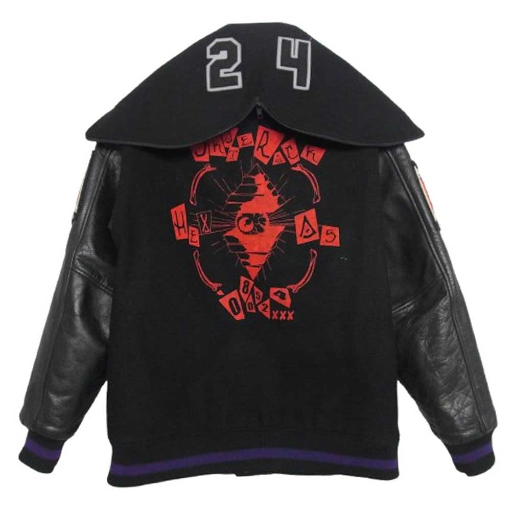 HEX ANTISTYLE ヘックスアンチスタイル セーラー レザー スタジャン ブラック系【中古】