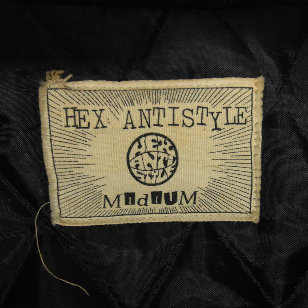 HEX ANTISTYLE ヘックスアンチスタイル セーラー レザー スタジャン ブラック系【中古】