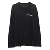 CHROME HEARTS クロムハーツ（原本無） 国内正規品 CH PLUS L/S バックCHプラス スクロールラベルプリント ロングスリーブ 長袖 Tシャツ カットソー ブラック系 M【中古】