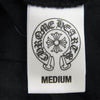 CHROME HEARTS クロムハーツ（原本無） 国内正規品 CH PLUS L/S バックCHプラス スクロールラベルプリント ロングスリーブ 長袖 Tシャツ カットソー ブラック系 M【中古】