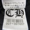 CHROME HEARTS クロムハーツ（原本無） 国内正規品 CH PLUS L/S バックCHプラス スクロールラベルプリント ロングスリーブ 長袖 Tシャツ カットソー ブラック系 M【中古】