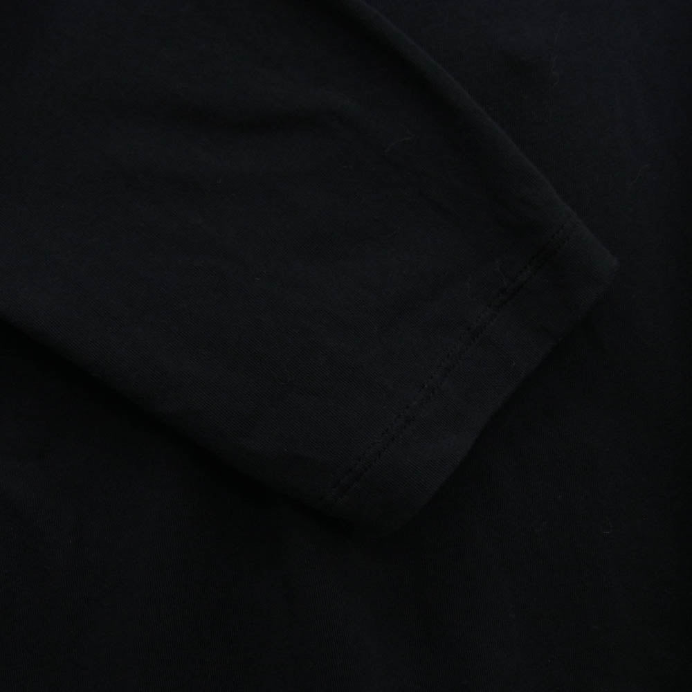 CHROME HEARTS クロムハーツ（原本無） 国内正規品 CH PLUS L/S バックCHプラス スクロールラベルプリント ロングスリーブ 長袖 Tシャツ カットソー ブラック系 M【中古】