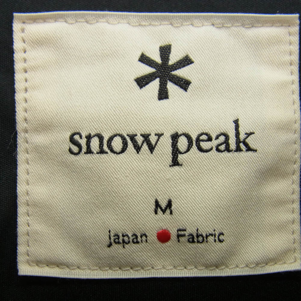 snowpeak スノーピーク SW-23AU003 FLEXIBLE INSULATED SHIRT フレキシブル インシュレイテッド シャツ ブラック系 M【中古】
