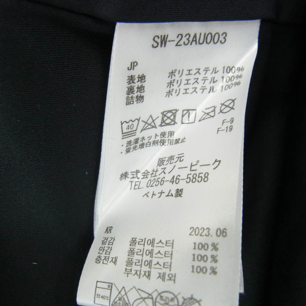 snowpeak スノーピーク SW-23AU003 FLEXIBLE INSULATED SHIRT フレキシブル インシュレイテッド シャツ ブラック系 M【中古】