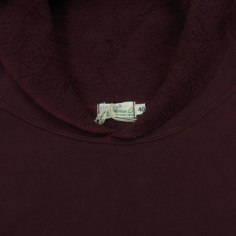 WAREHOUSE ウエアハウス 453 SEPARATE POCKET HOODIE セパレート ポケット フーディー プルオーバー ワインレッド系 40【中古】