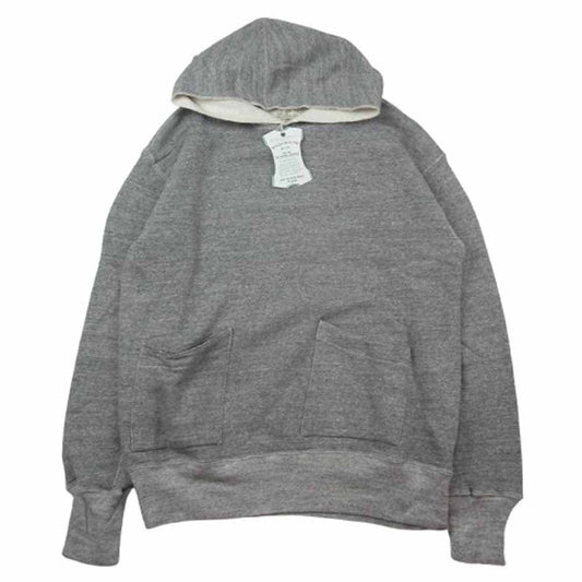 WAREHOUSE ウエアハウス 453 SEPARATE POCKET HOODIE セパレート ポケット フーディー プルオーバー グレー系 40【中古】