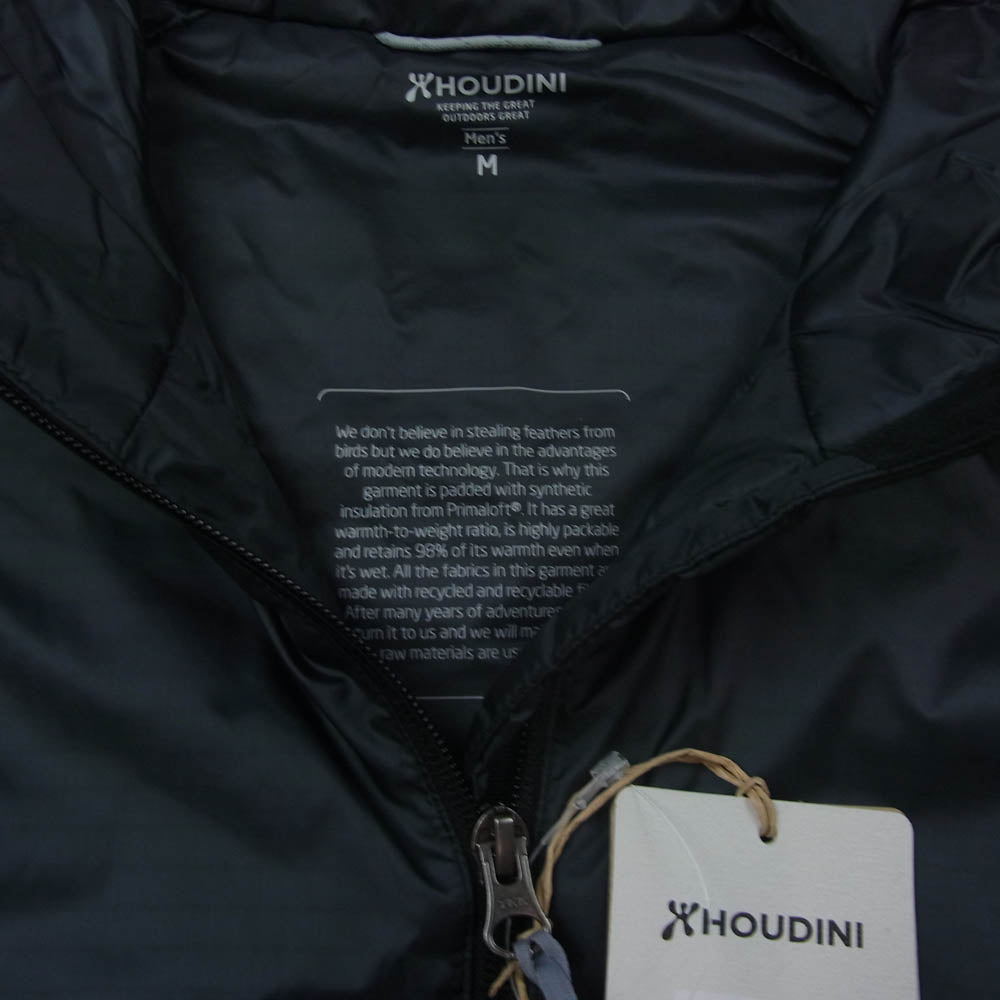 HOUDINI フーディニ 820024 Dunfri Vest ダンフリベスト インサレーションベスト ダウンフリー ベスト ダークグレー系 M【中古】