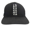CHROME HEARTS クロムハーツ（原本無） 国内正規品 Vertical Logo Trucker Cap バーティカルロゴ刺繍 クロスボール トラッカーキャップ ブラック系【中古】