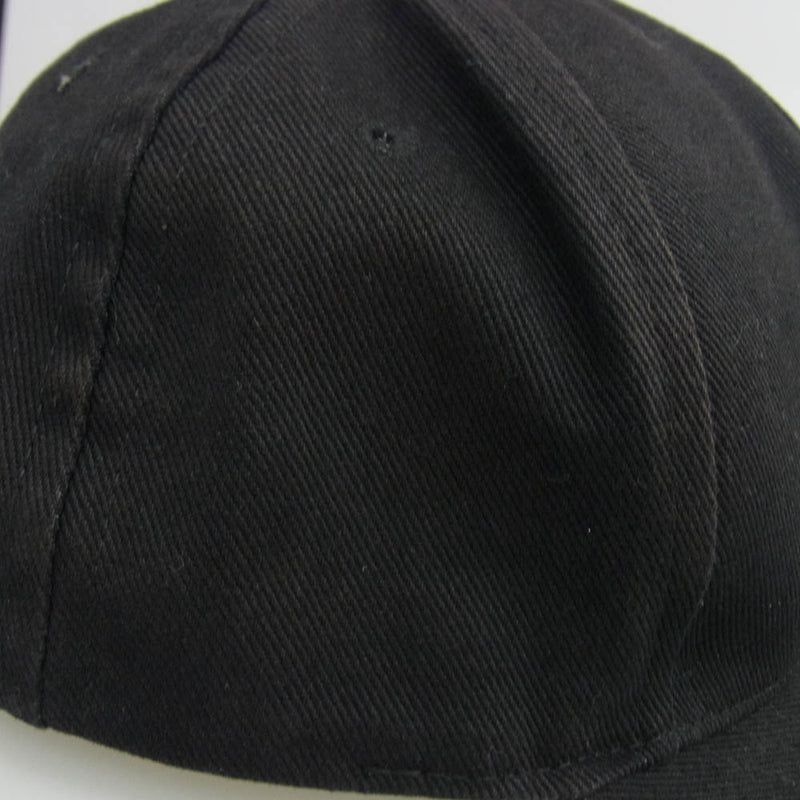 CHROME HEARTS 刺繍 スナップバックキャップ 黒 CHROME HEARTS 【極美品】CHROME クロムハーツ VERTICAL CH ロゴ