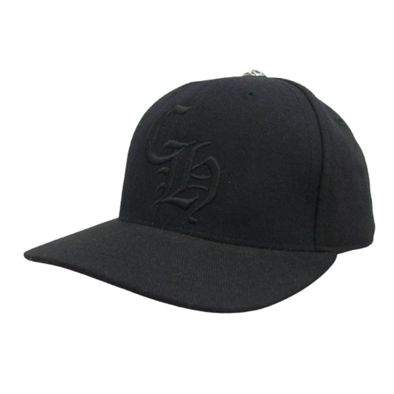 CHROME HEARTS クロムハーツ（原本無） 国内正規品 BASEBALL TRUCKER CHロゴ刺繍 ベースボール トラッカーキャップ ブラック系【中古】