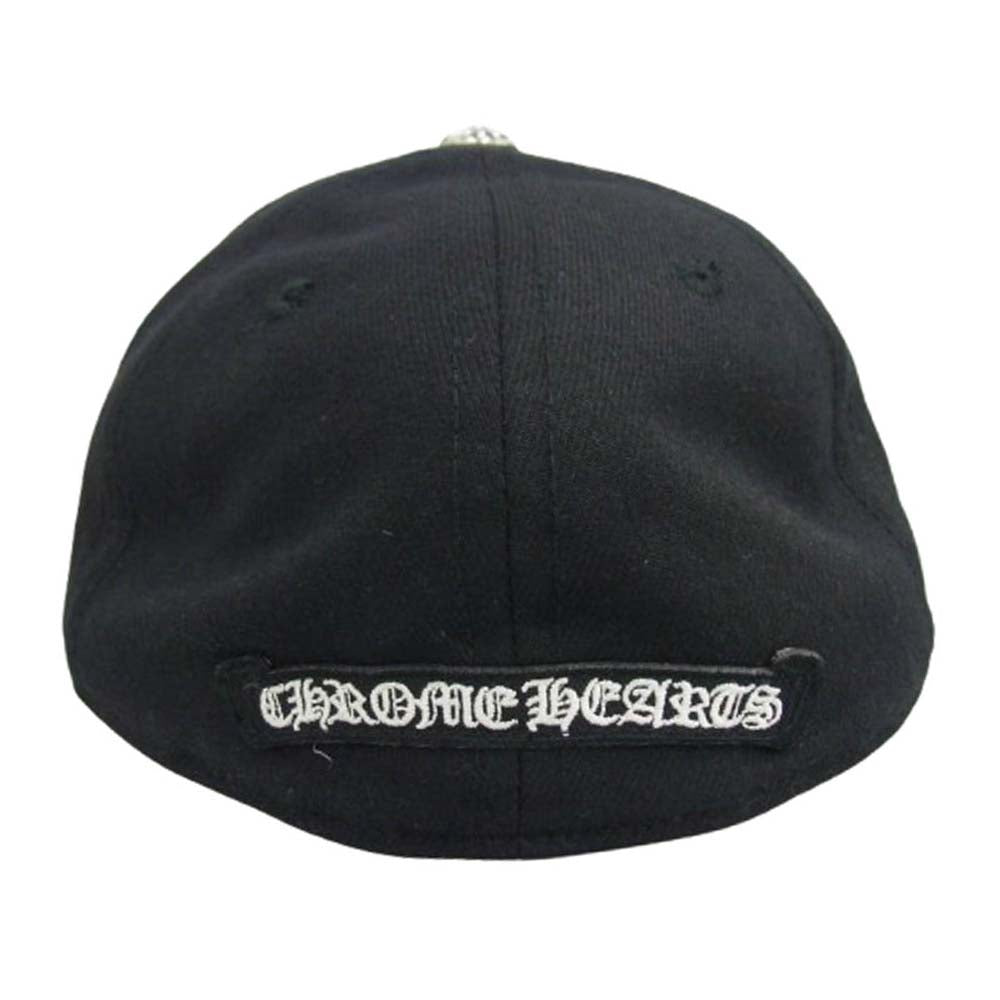 CHROME HEARTS クロムハーツ（原本無） 国内正規品 BASEBALL TRUCKER CHロゴ刺繍 ベースボール トラッカーキャップ ブラック系【中古】