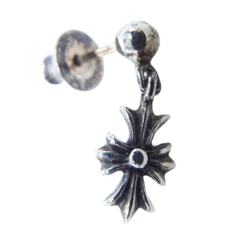 CHROME HEARTS クロムハーツ（原本無） TINY E DROP タイニーE CHプラス ドロップ ピアス シルバー系【中古】
